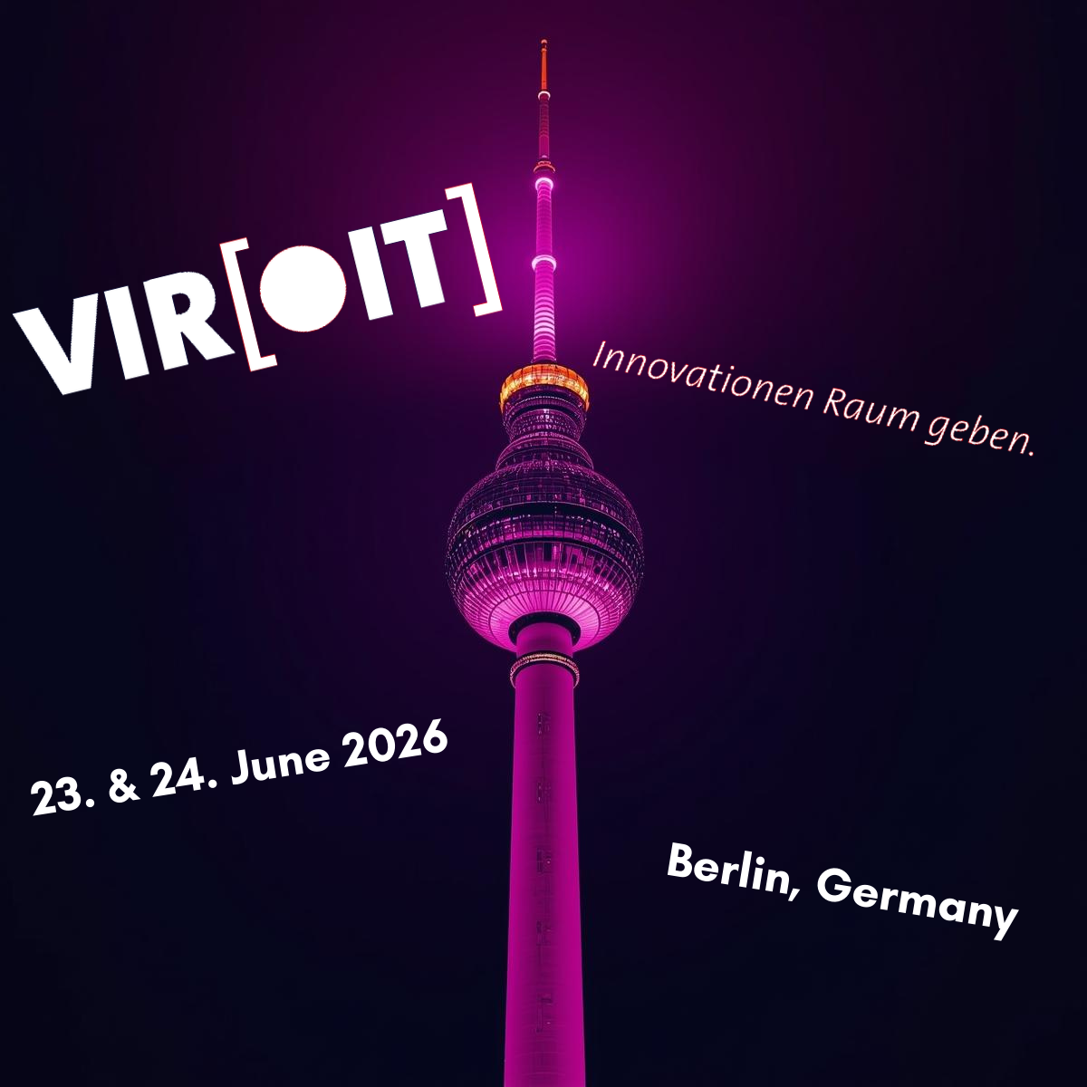 VIR Innovationstage 2026 – Digital Travel Industry Innovation Conference in Berlin, Germany – 23–24 June